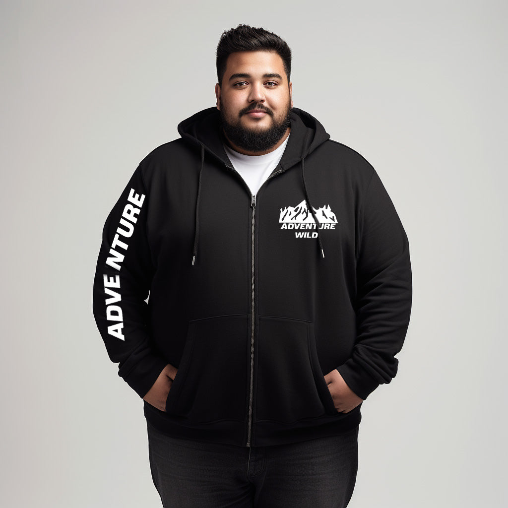 Plus Size Zipper Hoodies