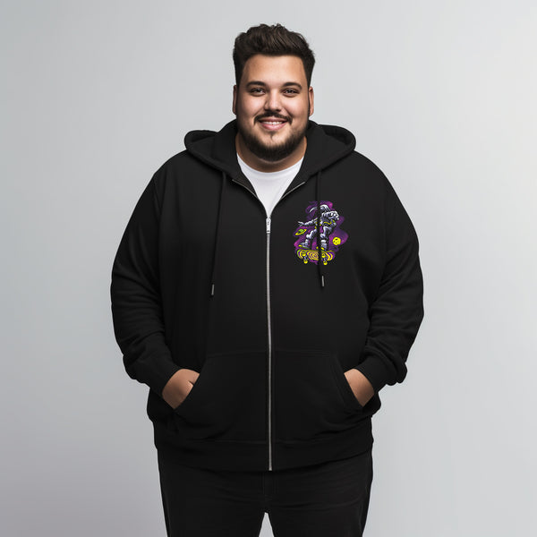 1Wild Adventure Zipper Plus Size Hoodie