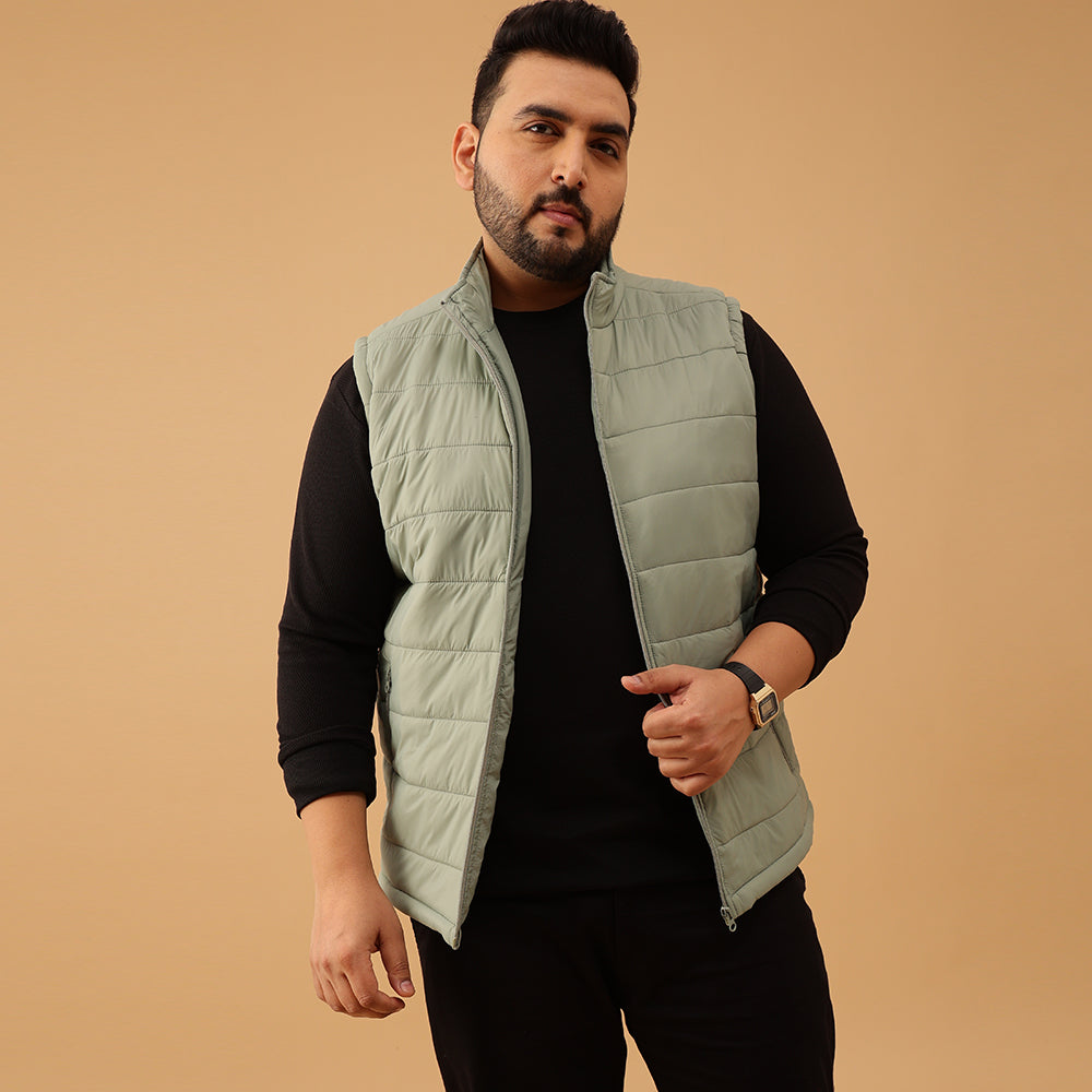 Half sleeve puffer jacket online