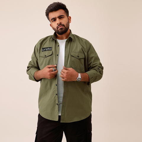 Cargo Shirt Double Pocket