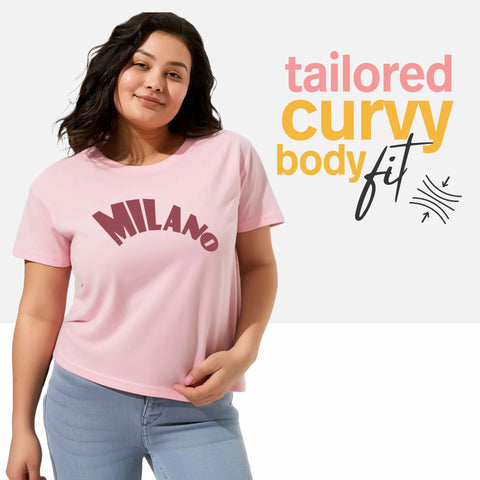 Milano Plus Size Women T-Shirt