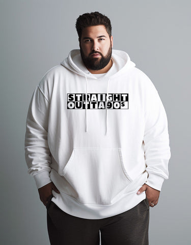 Straight Outta 90's Unisex Hoodie White