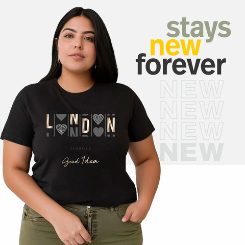 London Women Plus Size T-shirt