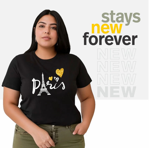 Paris Plus Size Women T-Shirt