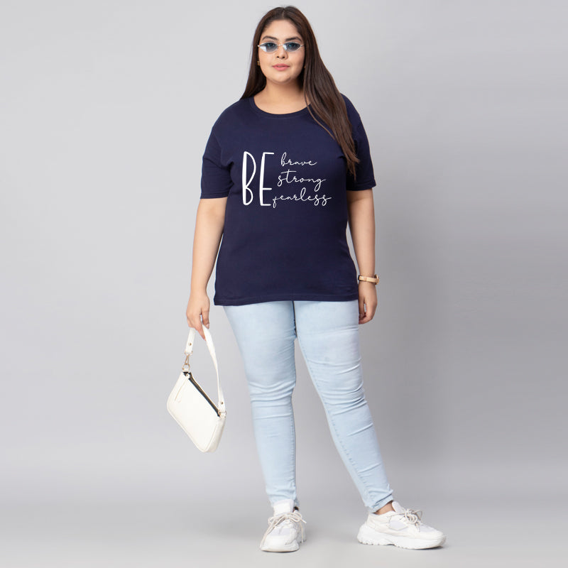 be brave strong fearless plus size women t shirt