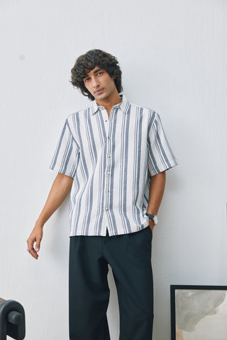 Waffle Stripe Relaxed Fit shirt