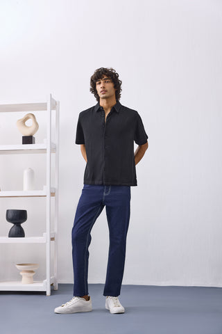 Textured Short Sleeve Shirt