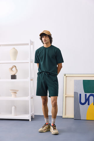 Coord Knit Textured Shorts