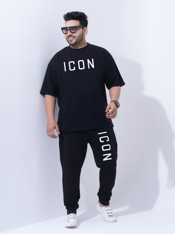 Icon Black Co-ord Set (Jogger)