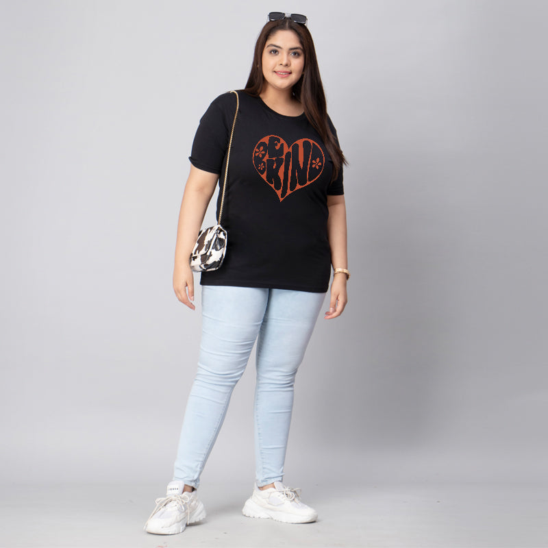 be kind plus size women t shirt