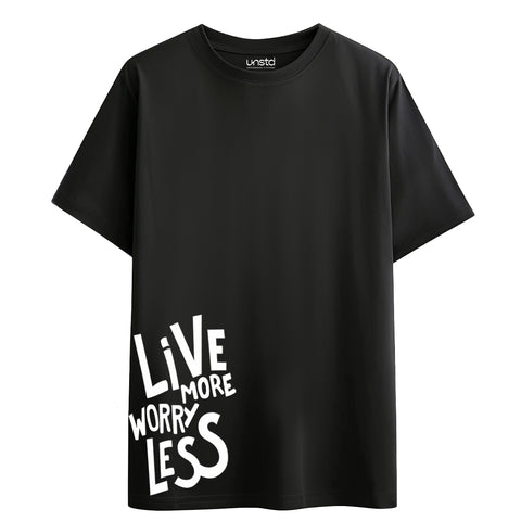 Live more worry less Plus Size T-shirt