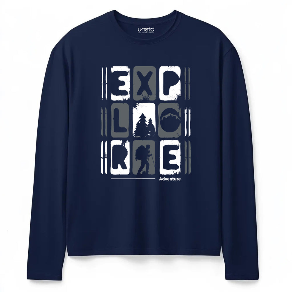 Explore Plus Size Full Sleeve T-shirt – Unstandard clothing