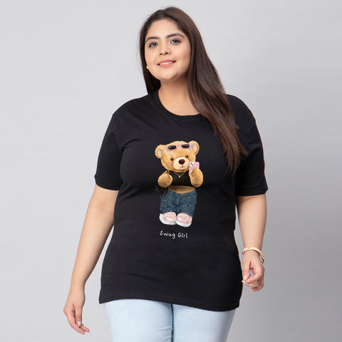 Swag Girl Plus Size Women T-Shirt