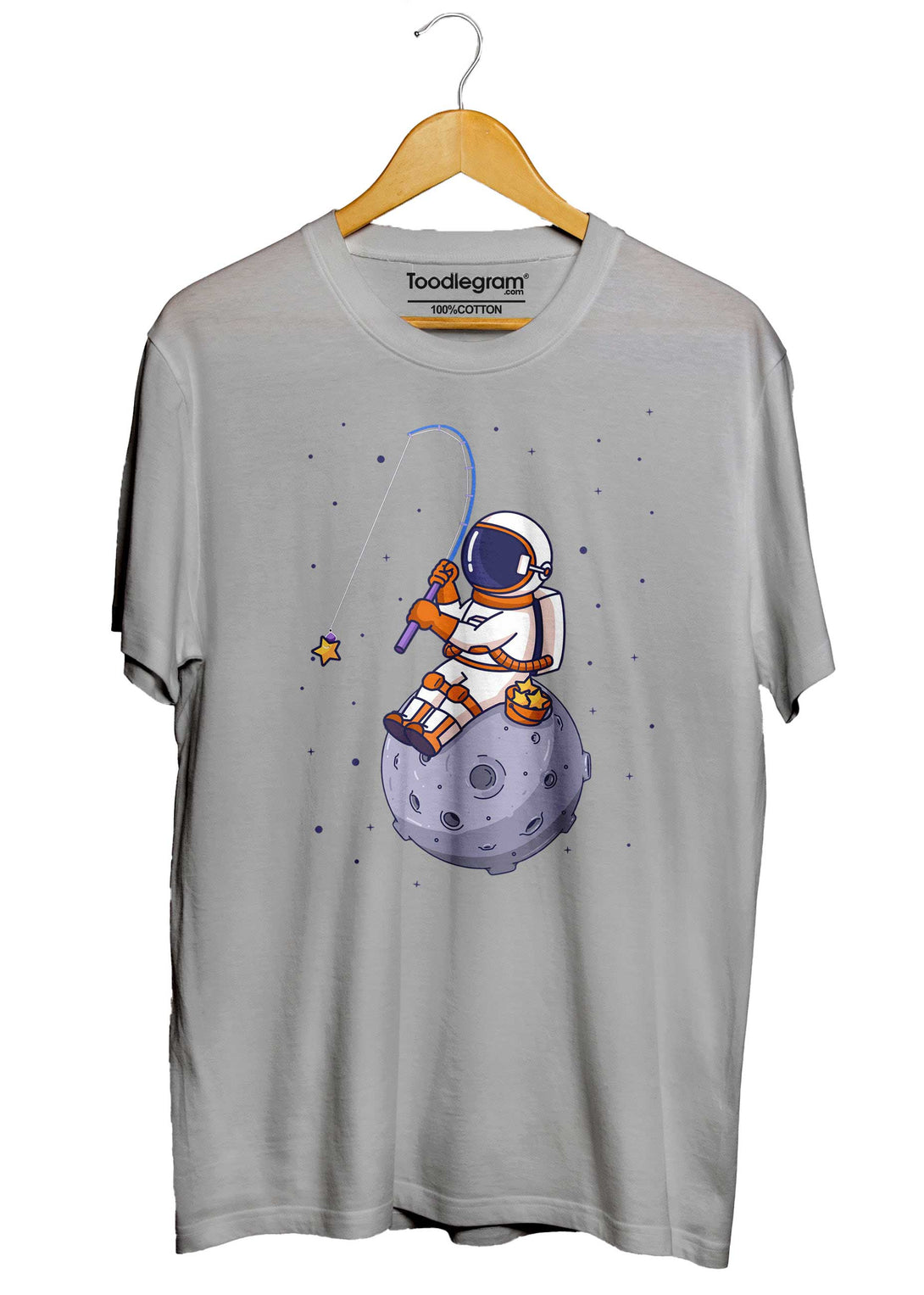 astronaut collecting stars t shirt